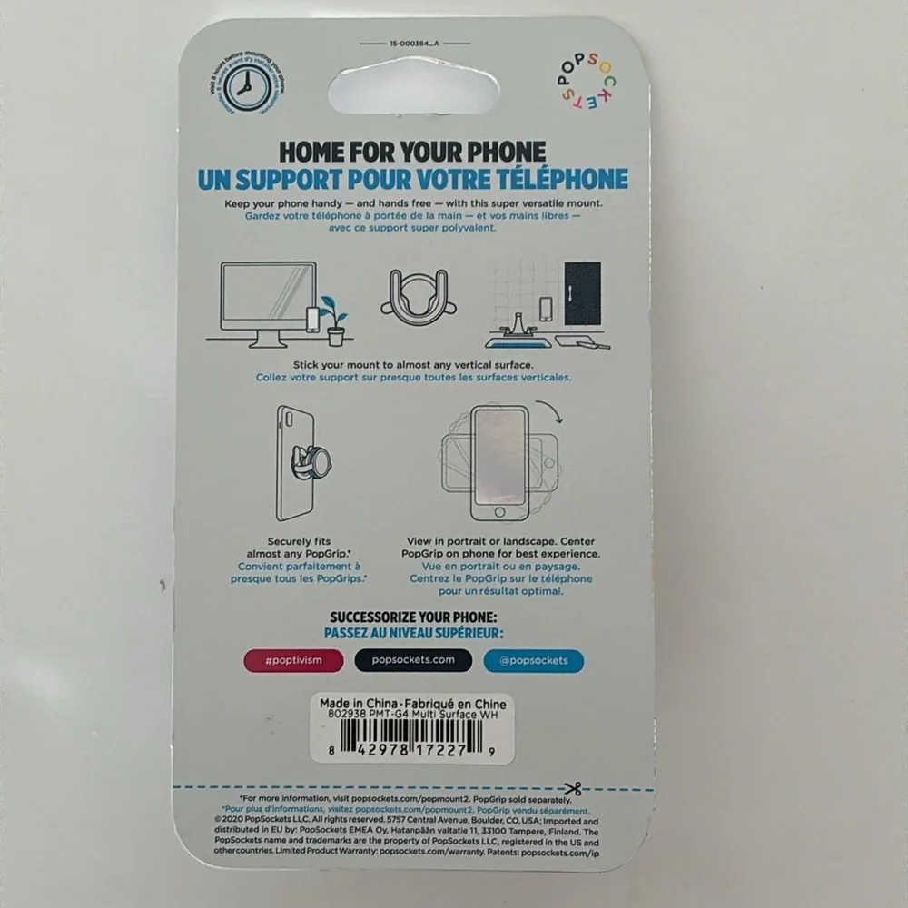 PopSocket popmount sticks